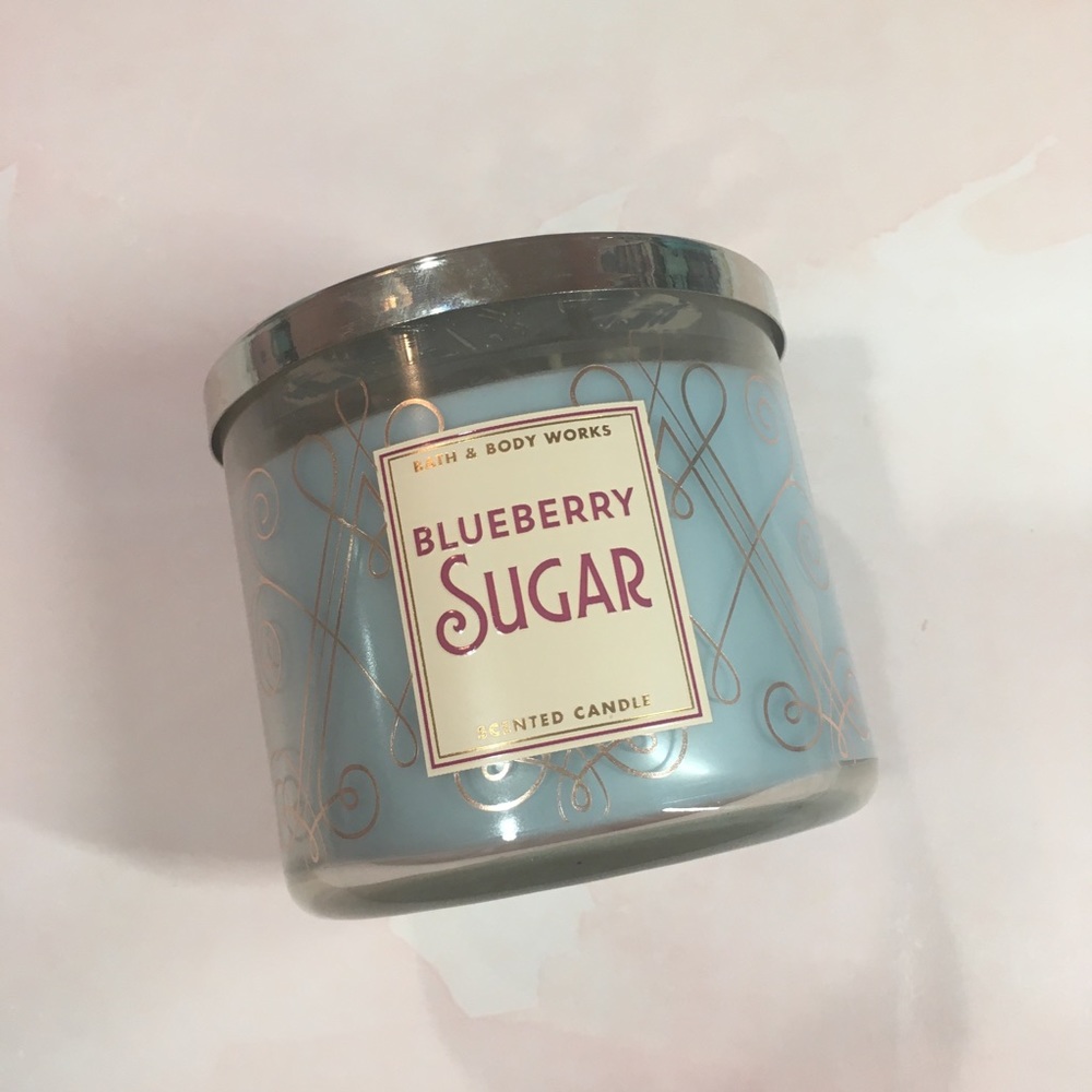 Bath & Body Works Blueberry Sugar 3-Wick Candle